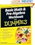 Basic Math and Pre-Algebra Workbook For Dummies