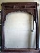 Antique Archway Frame India Rustic Hand Carved Teak 18c