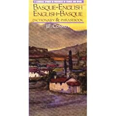 Basque-English, English-Basque Dictionary and Phrasebook: Spoken in France and Spain (Hippocrene Dictionary & Phrasebook)