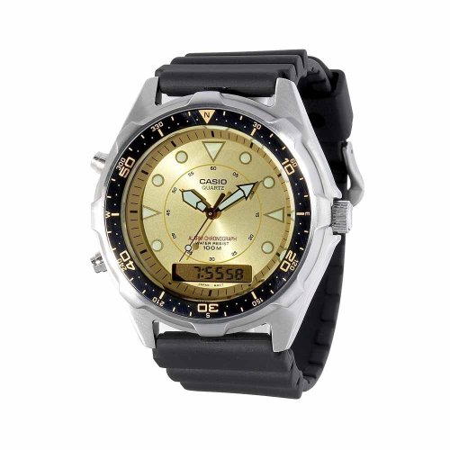 Casio Men's Ana-Digi Alarm Chronograph Dive Watch #AMW320D-9EV