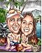 50th Anniversary Gifts - A One-Of-A-Kind Caricature In ANY Scene You Describe