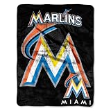 BSS - Miami Marlins MLB Micro Raschel Blanket (50in x 60in)