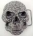 Black Rhinestone Skull Belt Buckle Jim Jones Diplomats