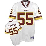Men`s Washington Redskins #55 Jason Taylor Road Replica Jersey - 2XL
