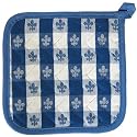 8" Potholder - Fleur Blue