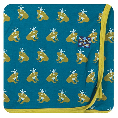 Kickee Pants Swaddling Blanket, Frog Prince