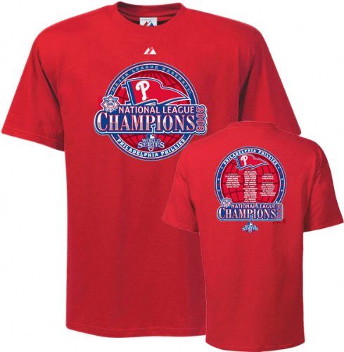 Buy Philadelphia Phillies 2008 National League Champion Roster T-Shirt