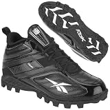Mens Reebok NFL Workhorse Mid At Football Cleat 19 Black