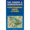 F�rstenberg/Havel, Lychen 1 : 35 000 Rad-, Wander- und Gew�sserkarte: Mit Neuglobsow, Bredereiche, Himmelpfort, K�strinchen, Beenz, Rutenberg, Dabelow