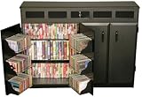 Spartak 2362 Double Media Cabinet with Top Load Storage