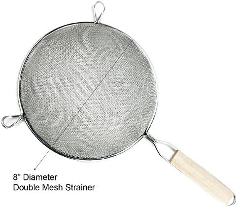 Dalamia High Quality Stainless Steel 8" Mesh Strainer Sifter (1)