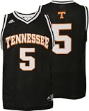 Tennessee Volunteers -No. 5- Black Replica Basketball Jersey