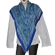 Foulard Silk Scarves Hand Painted Square 44 x 44 inches