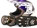 Adult Motocross ATV Helmets Gloves Goggles Blue Medium