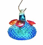 Bird Brain 15600 Jewel Hummingbird Feeder - Aqua