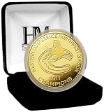 NHL Vancouver Canucks 2011 Division Champs 24KT Gold Coin