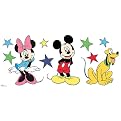 Rub-On Wall Art- Mickey/ Minnie/ Pluto