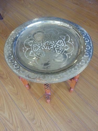 Mini Brass Tray Table