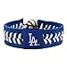 Los Angeles Dodgers Team Color Baseball Bracelet by Gamewear