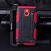 Nokia Lumia 640 XL Case, Cocomii® [HEAVY DUTY] Robot Case *NEW* [ULTRA FUTURE ARMOR] Premium Belt Clip Holster Kickstand Bumper [MILITARY DEFENDER] Full-body Rugged Dual Layer Cover (Black/Red) ★★★★★