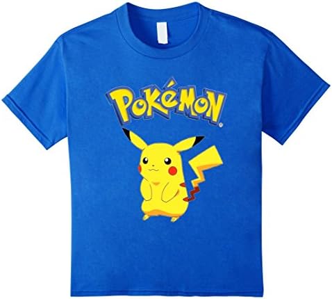 Kids Go Poke Funny TShirt FRONT &amp; BACK GRAPHIC 8 Royal Blue