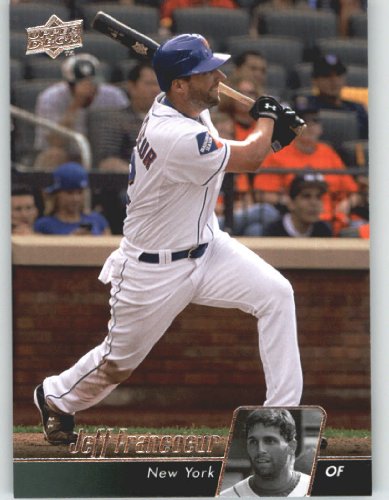 2010 Upper Deck Baseball Card # 327 Jeff Francoeur - New York Mets - MLB Trading Card Shipped In Protective Screwdown Display Case!