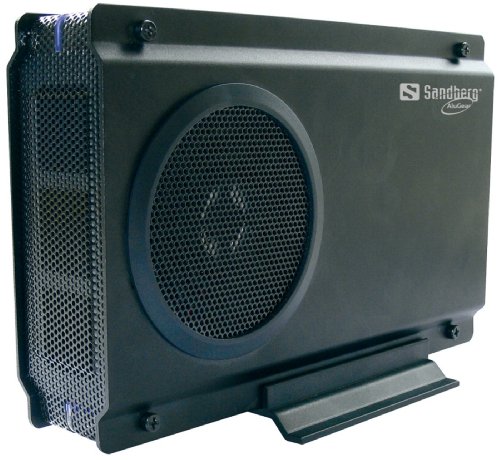 SANDBERG Multi HD Box 3.5Z 8,89cm. Gehaeuse fuer IDE und SATA USB 2.0 und eSATA Adapter-kl Preisvergleich