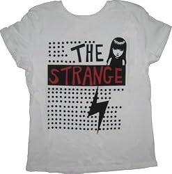 Emily the Strange juniors women's THE STRANGE dots white
