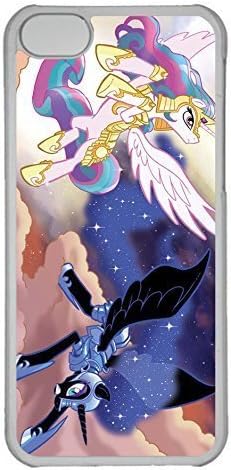 5C Case, iPhone 5C Case, Personalized Hard PC Clear Shoockproof Protective Case Cover for New Apple iPhone 5C - My Little Pony Rainbow