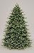 7½ Snowy Aspen Spruce with Multi color Lights AS IS NO WARRANTY   Artificial Christmas Tree   3745 tips