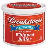 Breakstone Unsalted Whipped Butter, Allnatural, Kosher, 8 Oz