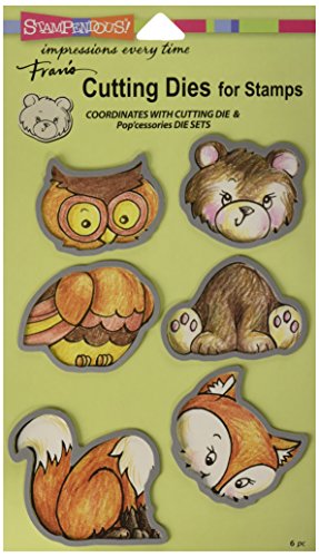 Stampendous DCS5087 Woodland Friends Dies, Grey
