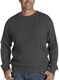 IZOD Mens Cable Crew Neck Sweater