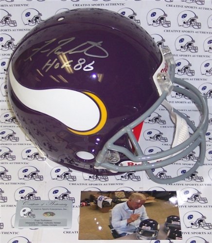 Fran Tarkenton Autographed/Hand Signed Minnesota Vikings Authentic Helmet