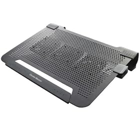 Cooler Master - Notepal U3 - Refroidisseur pour PC Portable jusqu'� 19" - 3 Ventilateurs 8 cm interchangeable - Argent