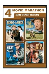 4 Movie Marathon: James Stewart Western Collection (Bend of the River / The Far Country / Night Passage / The Rare Breed)