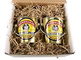 2 16 oz pails decorative Fallot Dijon Mustard in Metal Pail in Gift Box