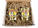 Gourmet Food : 2 16 oz pails decorative Fallot Dijon Mustard in Metal Pail in Gift Box