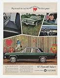 1967 Plymouth Valiant Out to Win You Over Print Ad (19746)