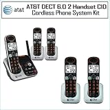 AT&T TL32200 DECT 6.0 2HS CID Cordless Phone System Bundle