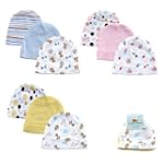 Luvable Friends 3-Pack Infant Caps New