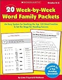 20 Week-by-Week Word Family Packets: An Easy System for Teaching the Top 120 Word Families to Set the Stage for Reading Success (Teaching Resources)