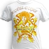 マイケルジャクソン Tシャツ メンズM ROCK WITH YOU/WHITE【オフィシャルグッズ】 オフ・ザ・ウォール
