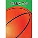Basketball Fan Thank You Cards 8ct