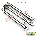 bbq factory Replacement Stainless Steel Burner JBX171 (1-pack) Select Gas Grill Models By Charmglow 810-8905-S, 810-8907-S, DCS Models: 27DBQR, 27DBR, 27DSBQ, 27DSBQR, 27FSBQ, 27FSBQR, BGA27-BQ, BGA27-BQR and Others (19 1/8