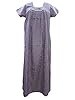 Gorgeous Purple Boho Kaftan Cotton Summer Maxi Dress L / M Evening wear