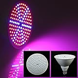 Tutent 15W LED 植物育成用電球 E27ソッケト126個LED 温室水耕栽培キット【PSE認証済み】ホワイト