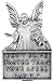 Guardian Angel Don't Drive Faster Than Your Guardian Angel Can Fly Visor Clip with Bright Cut Accents