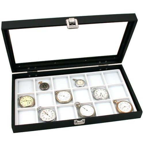 Glass Top Display Case Box 18 Slot White Tray Insert New Reviews 51GKptUKdFL Glass Top Display Case Box 18 Slot White Tray Insert New Reviews