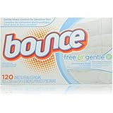 Bounce Free & Gentle Fabric Softener Sheets, 120 Count